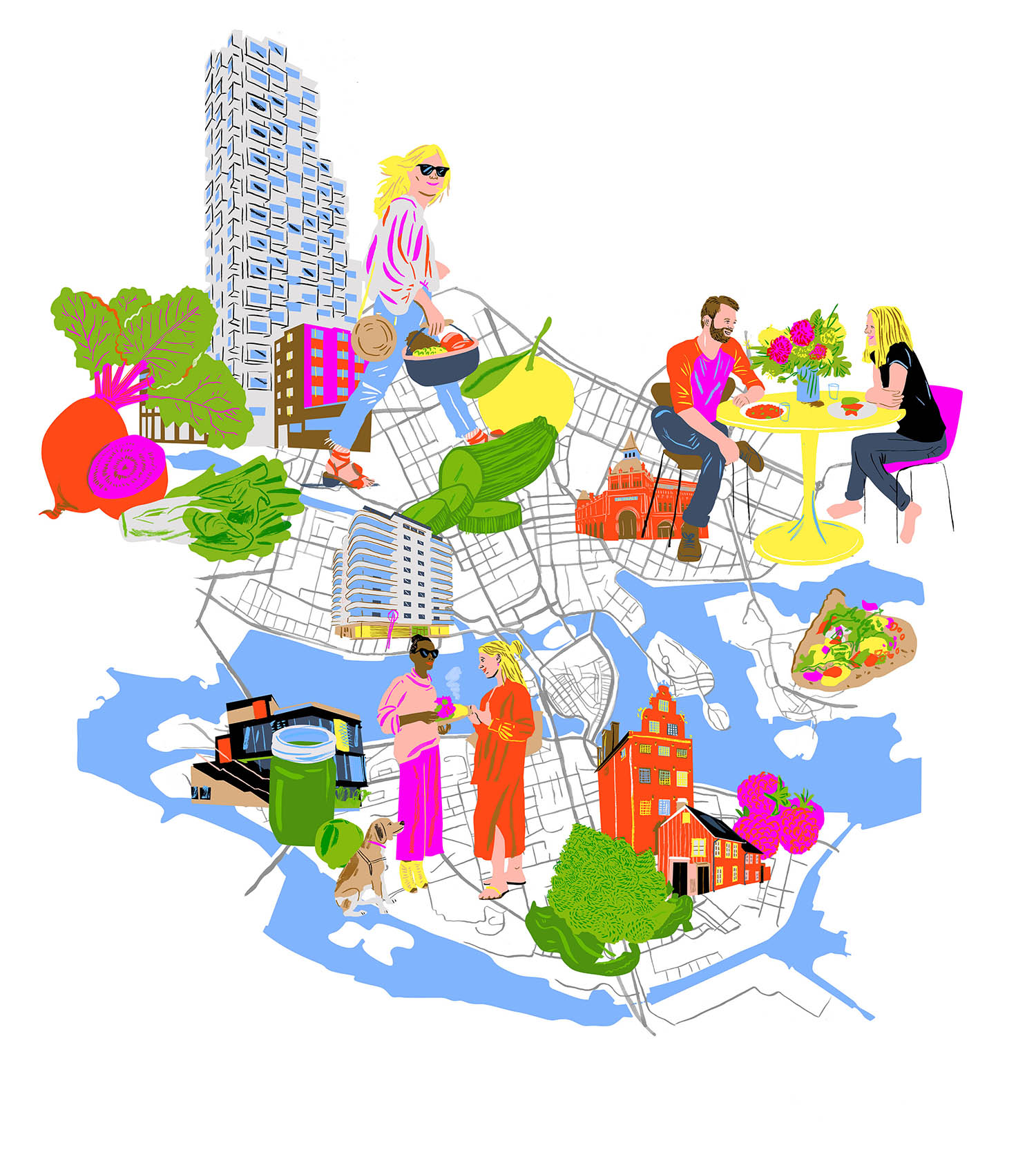 a map illustration